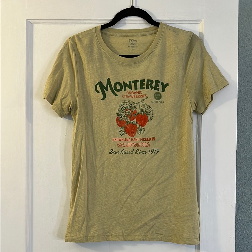 Monterey Graphic T-Shirt in Olive Green